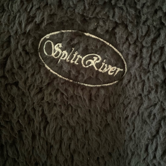 Port Authority Men’s Ultra Lite Faux Fur Pullover, Quarter Zip Long Sleeve Sz XL - Picture 7 of 8